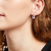 Thumbnail Image 2 of Unstoppable Love™ 0.50 CT. T.W. Diamond Vintage-Style Teardrop Earrings in 10K White Gold