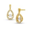 Thumbnail Image 1 of Unstoppable Love™ 0.50 CT. T.W. Diamond Vintage-Style Teardrop Earrings in 10K Gold