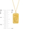 Thumbnail Image 3 of Italian Gold Dragon Medallion Pendant in Solid 14K Gold