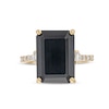 Thumbnail Image 4 of EFFY™ Collection Black Onyx and 0.18 CT. T.W. Diamond Ring in 14K Gold