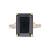 Thumbnail Image 3 of EFFY™ Collection Black Onyx and 0.18 CT. T.W. Diamond Ring in 14K Gold