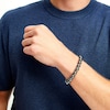Thumbnail Image 2 of Men's Hematite Bead Adjustable Bracelet with Stainless Steel