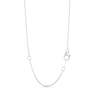 Thumbnail Image 3 of Marquise Lab-Created Emerald and White Lab-Created Sapphire Drop Pendant in Sterling Silver