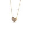 Thumbnail Image 1 of Godiva x Le Vian® 0.30 CT. T.W. Chocolate Diamond® Heart Pendant in 14K Honey Gold™ - 19"