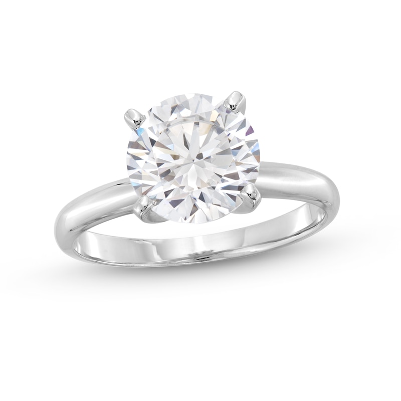 Main Image 1 of 3.00 CT.  Certified Diamond Solitaire Engagement Ring in 14K Gold (I/I3)