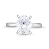 Thumbnail Image 4 of 3.00 CT. Oval-Cut Certified Diamond Solitaire Engagement Ring in 14K White Gold (I/I1)