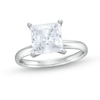 Thumbnail Image 1 of 3.00 CT. Princess-Cut Certified Diamond Solitaire Engagement Ring in 14K White Gold (I/I1)