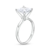 Thumbnail Image 2 of 3.00 CT. Princess-Cut Certified Diamond Solitaire Engagement Ring in 14K White Gold (I/I1)