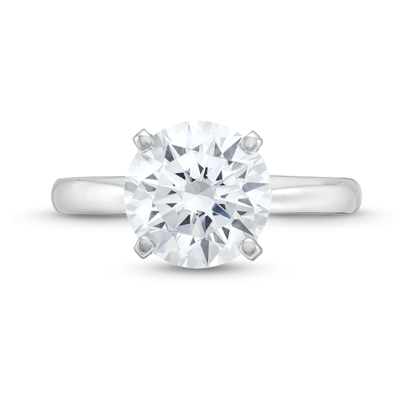 3.00 CT. Certified Diamond Solitaire Engagement Ring in 14K White Gold (I/I1)