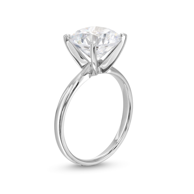 Main Image 3 of 4.00 CT. Certified Diamond Solitaire Engagement Ring in 14K Gold (I/I2)