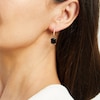 Thumbnail Image 2 of EFFY™ Collection Black Onyx and 0.085 CT. T.W. Diamond Drop Earrings in 14K Gold