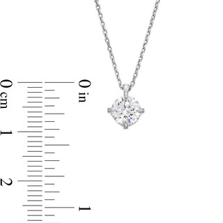 CT. Certified Diamond Solitaire Pendant in 14K Gold (J/I2