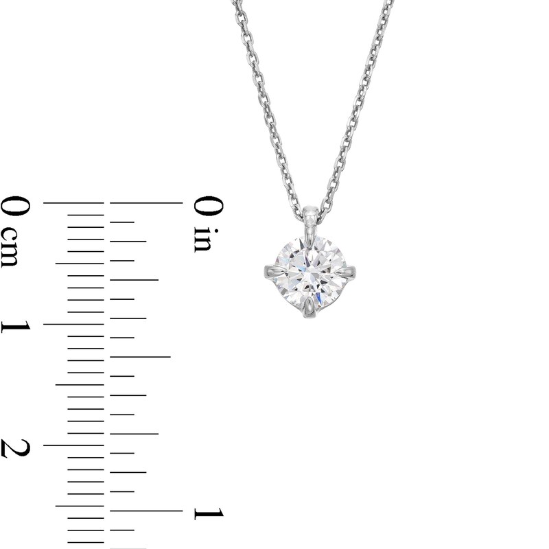 CT. Certified Diamond Solitaire Pendant in 14K Gold (J/I2