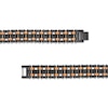 Thumbnail Image 3 of Men's Brick Link Bracelet in Stainless Steel with Black and Brown Ion-Plate - 8.25"