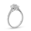 Thumbnail Image 2 of 0.50 CT. T.W. Marquise Diamond Double Frame Engagement Ring in 14K White Gold