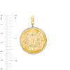 Thumbnail Image 2 of 0.25 CT. T.W. Diamond Allah Necklace Charm in 10K Gold