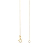 Thumbnail Image 3 of Heart Dangle Station Necklace in Solid 10K Gold