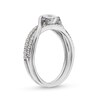 Thumbnail Image 2 of Canadian Certified Centre Diamond 0.58 CT. T.W. Bypass Frame Split Shank Engagement Ring in 14K White Gold (I/I2)