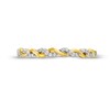 Thumbnail Image 4 of 0.08 CT. T.W. Diamond Cascading Braid Band in 10K Gold