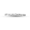 Thumbnail Image 4 of 0.08 CT. T.W. Diamond Cascading Braid Band in 10K White Gold