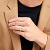 Thumbnail Image 2 of 0.20 CT. T.W. Canadian Certified Diamond Five Stone Band in 14K Two-Tone Gold (I/I1)