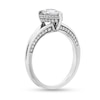 Thumbnail Image 3 of 0.75 CT. T.W. Pear-Cut Diamond Frame Engagement Ring in 14K White Gold (I/I1)