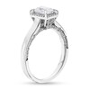 Thumbnail Image 3 of 1.00 CT. T.W. Emerald-Cut Diamond Frame Engagement Ring in 14K White Gold (I/I1)