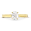 Thumbnail Image 4 of 1.00 CT. T.W. Oval-Cut Diamond Frame Engagement Ring in 14K  Gold (I/I1)