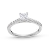 Thumbnail Image 1 of 0.69 CT. T.W. Princess-Cut Diamond Engagement Ring in 14K White Gold