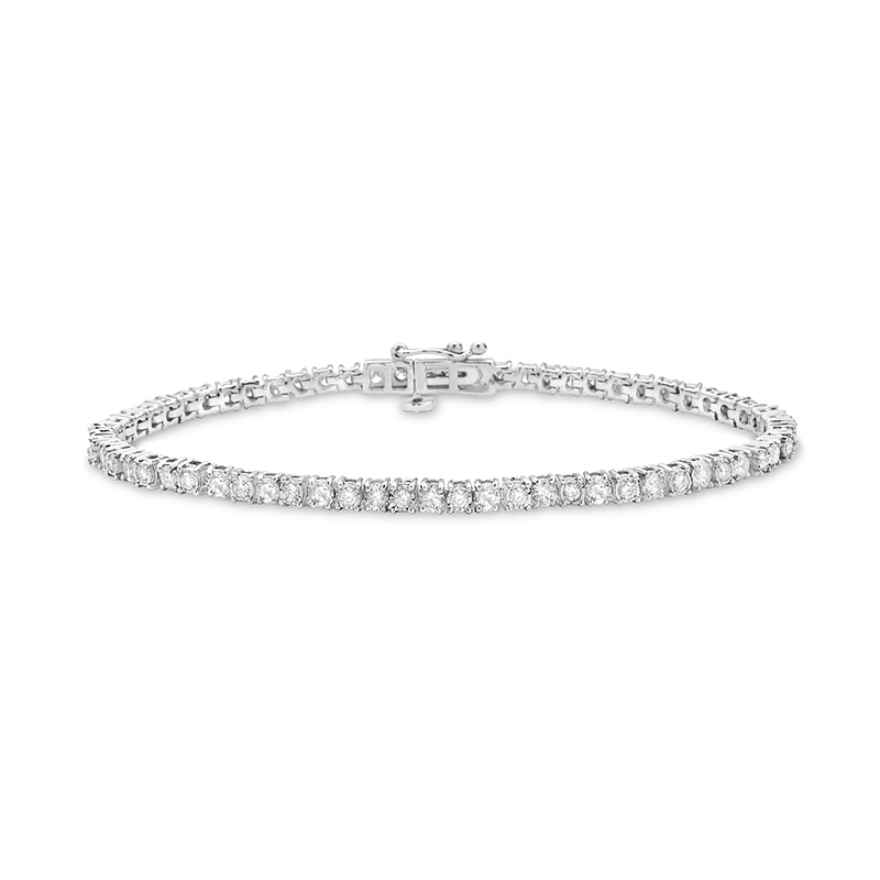 2.73 CT. T.W. Diamond Tennis Bracelet in Sterling Silver