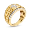 Thumbnail Image 1 of Men's 0.45 CT. T.W. Diamond Cross Ring in 10K Gold