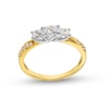 CT. T.W. Diamond Past Present Future® Engagement Ring in 10K Gold