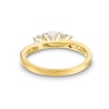 Thumbnail Image 4 of 1.00 CT. T.W. Diamond Past Present Future® Engagement Ring in 10K Gold