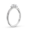 Thumbnail Image 3 of 1.00 CT. T.W. Diamond Past Present Future® Engagement Ring in 10K White Gold