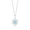 Thumbnail Image 2 of Collector’s Edition Enchanted Disney Frozen 10th Anniversary Snowflake Pendant and Stud Earrings Set in Sterling Silver