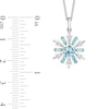 Thumbnail Image 4 of Collector’s Edition Enchanted Disney Frozen 10th Anniversary Snowflake Pendant and Stud Earrings Set in Sterling Silver