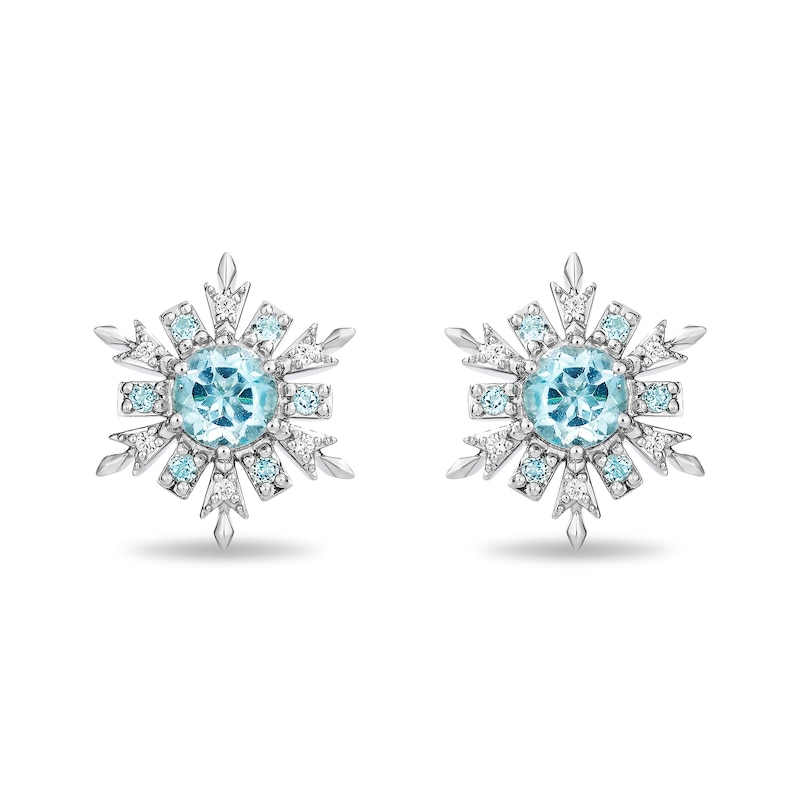 Main Image 6 of Collector’s Edition Enchanted Disney Frozen 10th Anniversary Snowflake Pendant and Stud Earrings Set in Sterling Silver