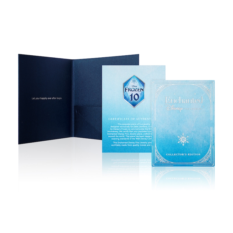 Main Image 9 of Collector’s Edition Enchanted Disney Frozen 10th Anniversary Snowflake Pendant and Stud Earrings Set in Sterling Silver