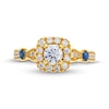 Thumbnail Image 4 of Vera Wang Love Collection Canadian Certified Centre Diamond 0.69 CT. T.W. Cushion Frame Engagement Ring in 14K Gold