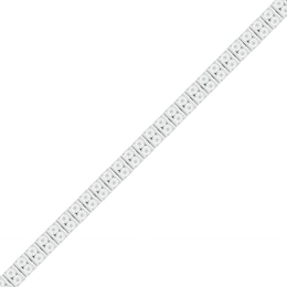 0.30 CT. T.W. Diamond Duo Link Bracelet in Sterling Silver - 7.5"