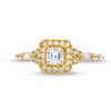 Thumbnail Image 4 of Vera Wang Love Collection Canadian Certified Princess Centre Diamond 0.95 CT. T.W. Engagement Ring in 14K Gold