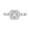 Thumbnail Image 4 of Vera Wang Love Collection Canadian Certified Princess Centre Diamond 0.95 CT. T.W. Engagement Ring in 14K White Gold