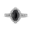 Thumbnail Image 3 of Monique Lhuillier Bliss 2.53 CT. T.W. Marquise Black and White Diamond Split Shank Engagement Ring in 14K White Gold