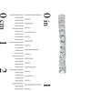 Thumbnail Image 3 of 1.50 CT. T.W. Diamond Twist J-Hoop Earrings in 10K White Gold