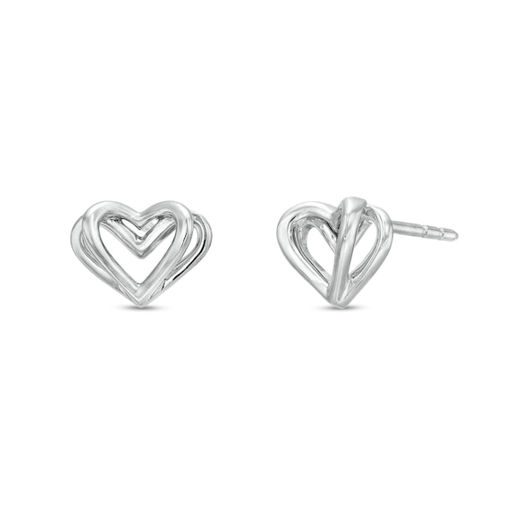 The Kindred Heart from Vera Wang Love Collection Mini Stud Earrings in