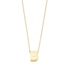 Thumbnail Image 1 of Uppercase Block "B" Initial Pendant in 10K Gold