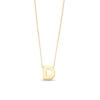 Thumbnail Image 1 of Uppercase Block "D" Initial Pendant in 10K Gold