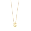 Thumbnail Image 0 of Uppercase Block "S" Initial Pendant in 10K Gold