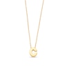 Thumbnail Image 1 of Uppercase Block "C" Initial Pendant in 10K Gold