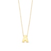 Thumbnail Image 0 of Uppercase Block "A" Initial Pendant in 10K Gold